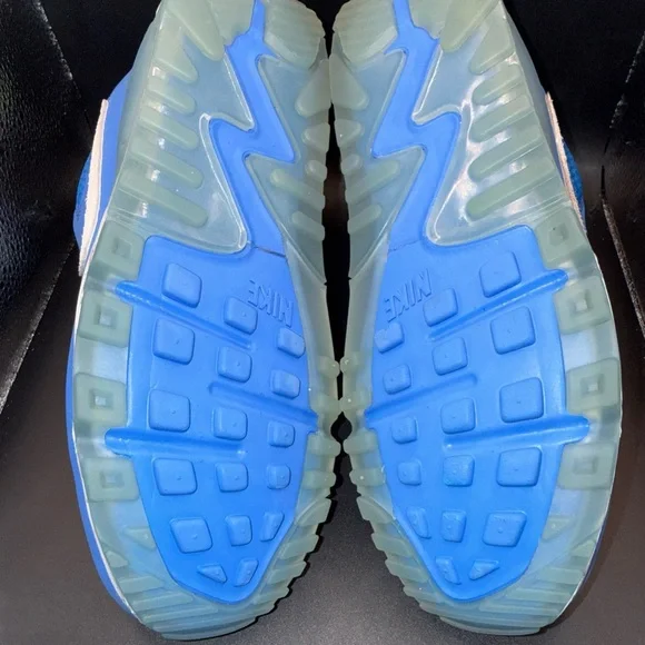 Size 5.5 - Undefeated x Nike Air Max 90 Pacific Blue, CQ2289-400, Clean, No Box - Picture 9 of 10